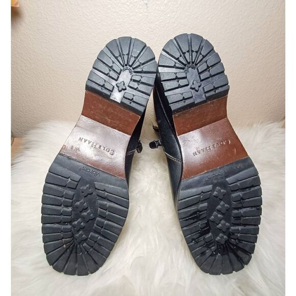 COLE HAAN LEATHER with LAMBS WOOL LINING MID-CALF BOOTS Size 5 - Picture 5 of 7